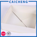 Customized fancy paper clear folding box with pvc window